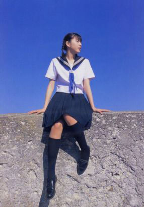 （蓝色）日本女生校服水手服
